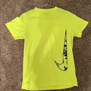 Nike neon yellow t-shirt